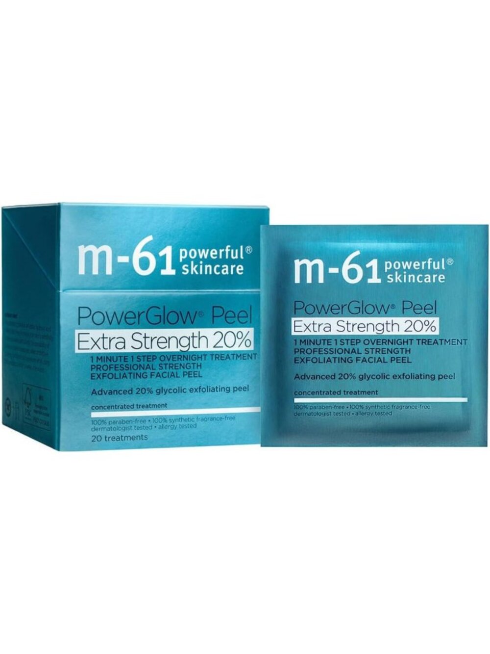 Extra Strength 20% PowerGlow Peel - Radiant Skin, Anti-Aging Exfoliation